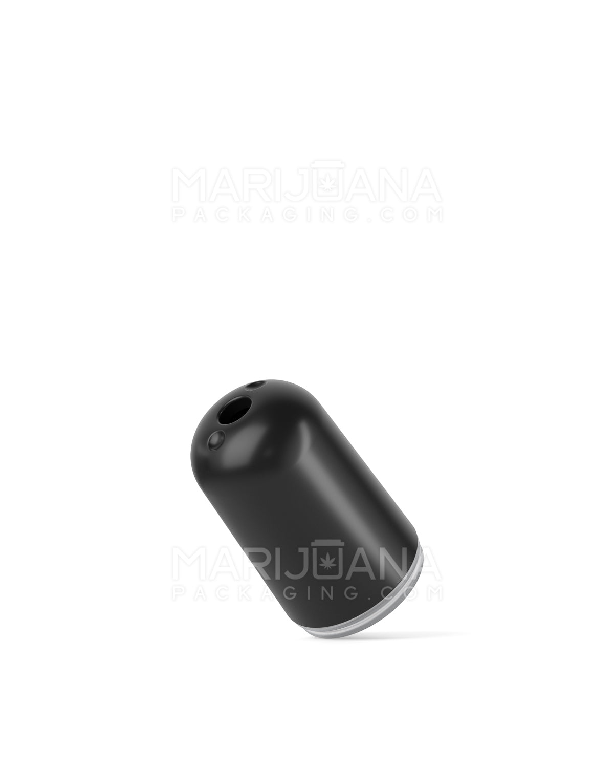 AVD | Round Vape Mouthpiece for Glass Cartridges | Black Plastic - Screw On - 600 Count