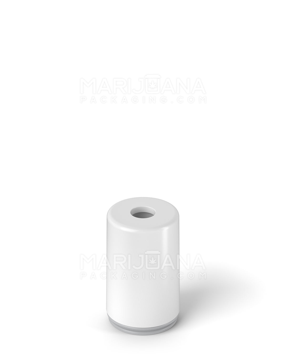 AVD | Barrel Vape Mouthpiece for Glass Cartridges | White Plastic - Eazy Press - 600 Count