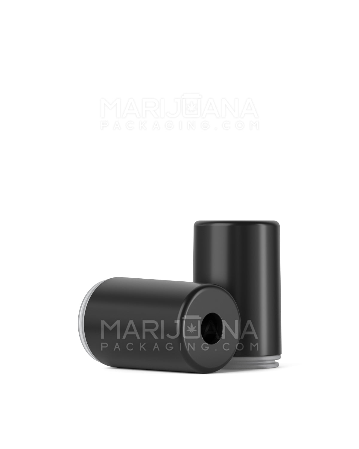 AVD | Barrel Vape Mouthpiece for Glass Cartridges | Black Plastic - Eazy Press - 600 Count
