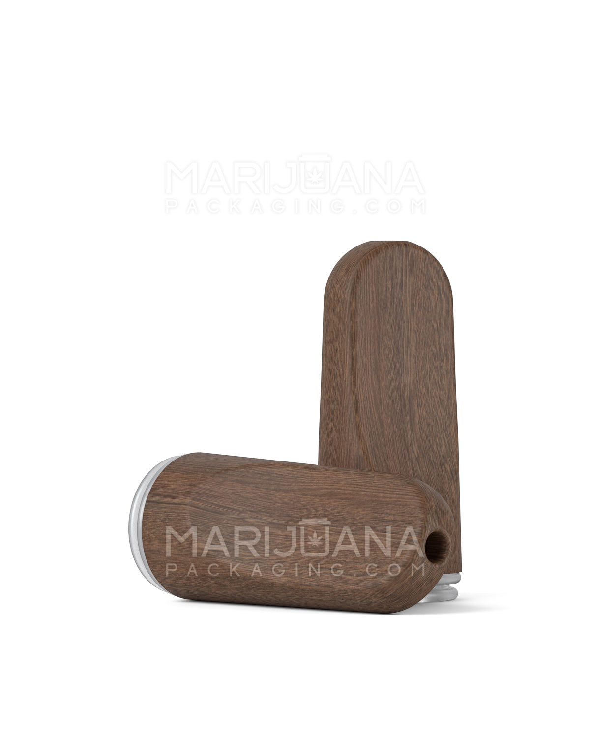 AVD | Flat Vape Mouthpiece for Glass Cartridges | Natural Wood - Screw On - 600 Count