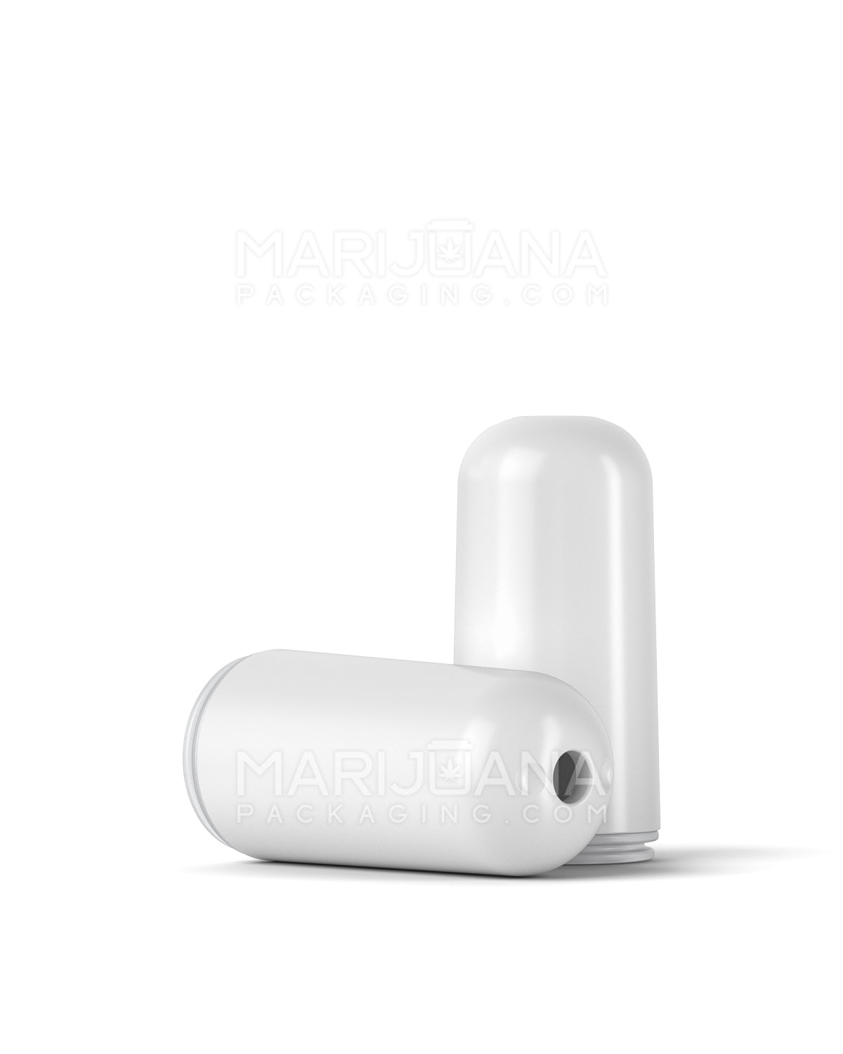 AVD | Bullet Vape Mouthpiece for Glass Cartridges | White Ceramic - Screw On - 600 Count