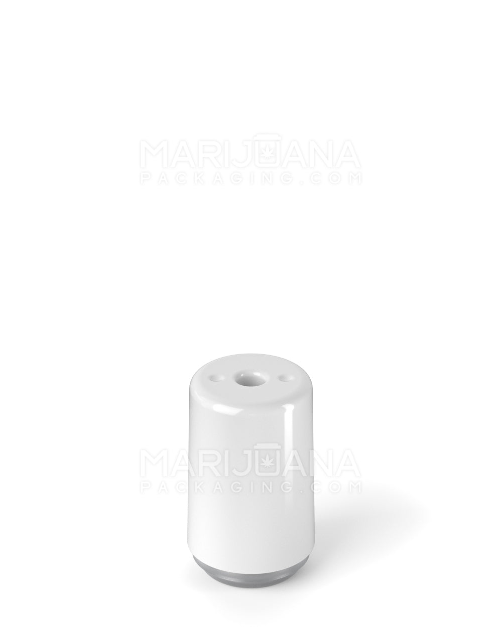 RAE | Round Vape Mouthpiece for Arbor Press Plastic Cartridges | White Plastic - Arbor Press - 100 Count