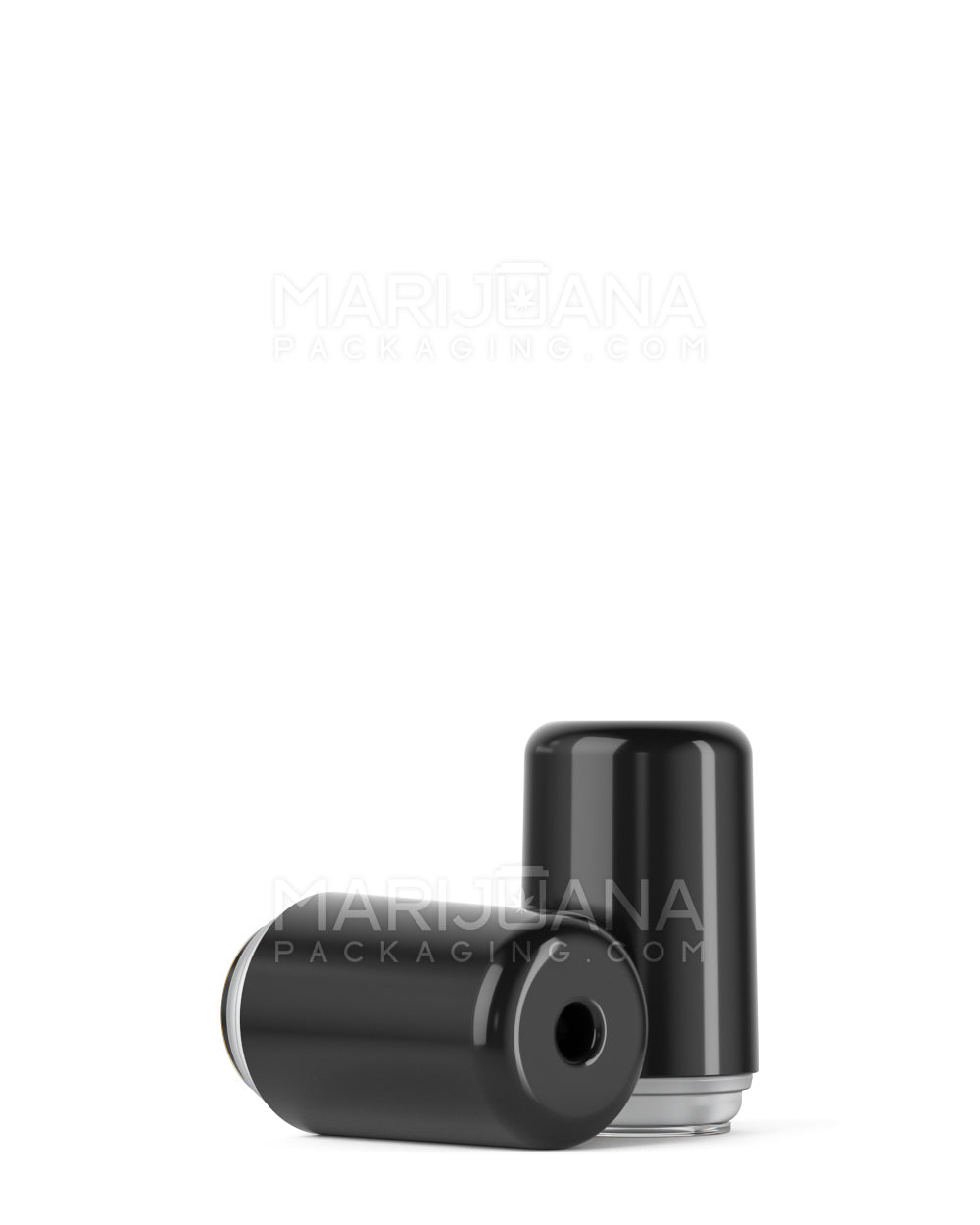 RAE | Round Vape Mouthpiece for Hand Press Ceramic Cartridges | Black Ceramic - Hand Press - 400 Count - 1