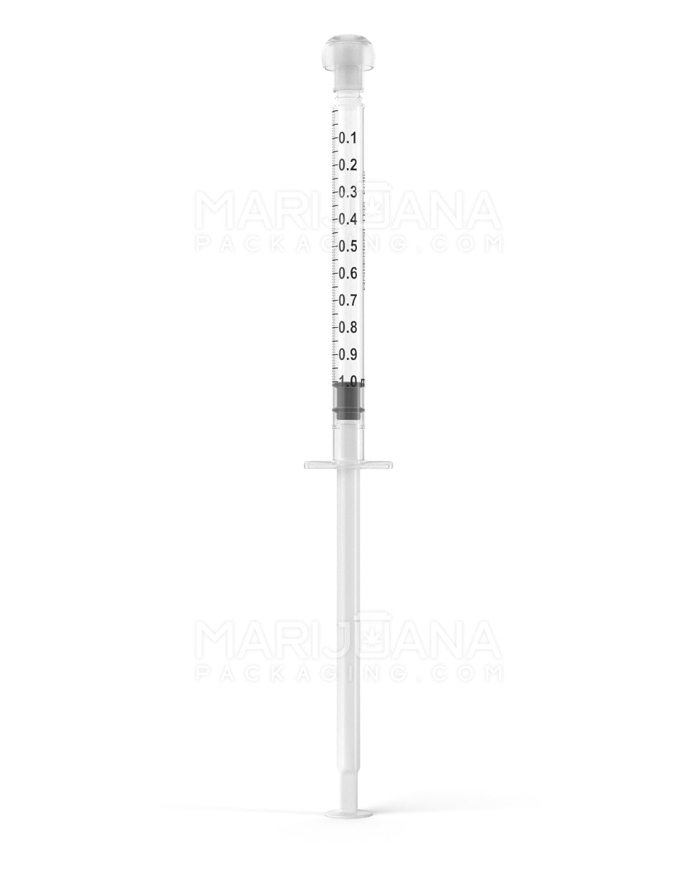 Medical syringe with measurement markings