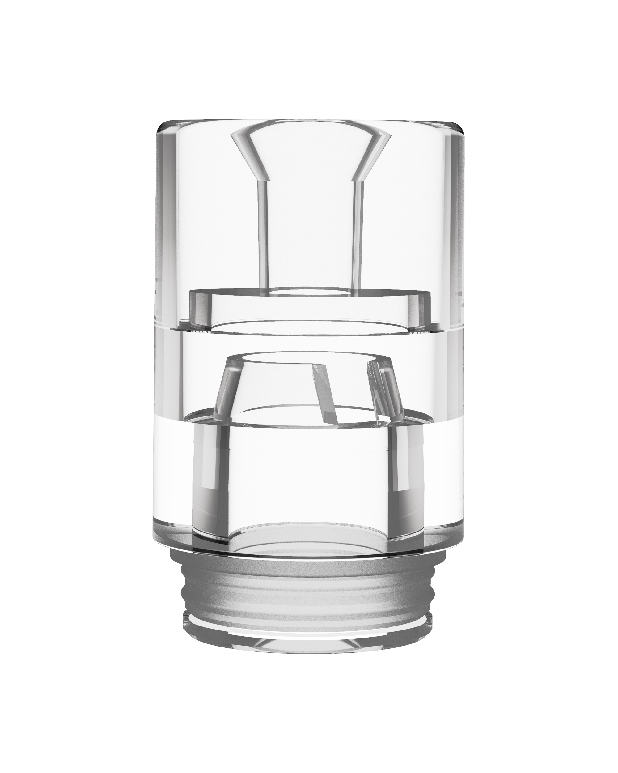 ACTIVE Barrel Clear Vapor Mouthpiece for EZ Click™ Cartridges | Clear Plastic - EZ Click | Sample - 1