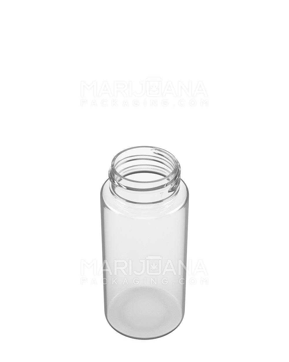 Wide Mouth Straight Sided Clear Plastic Jars for Pre-Rolls | 28mm - 2oz - 250 Count