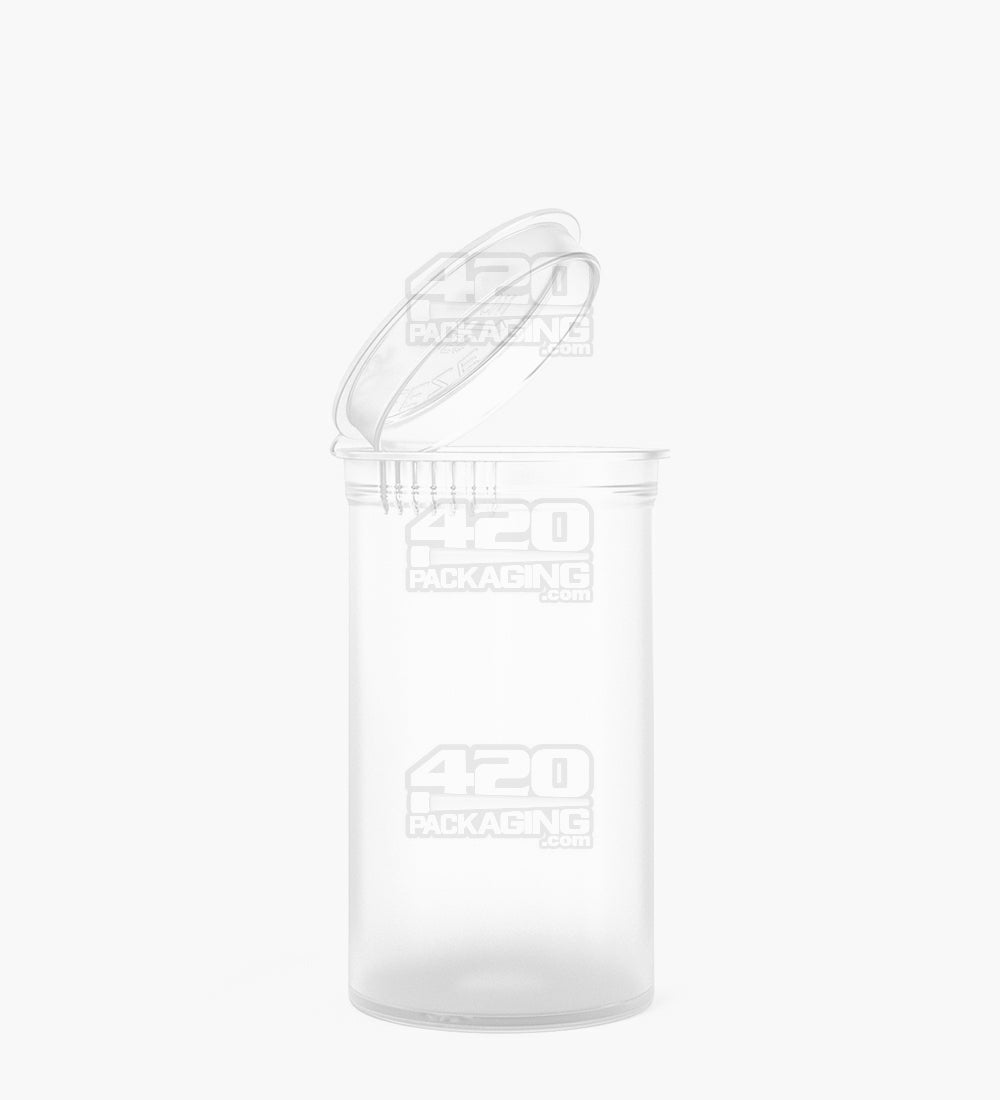 Child Resistant & Sustainable | 100% Biodegradable Clear Pop Top Bottles | 19dr - 3.5g - 225 Count