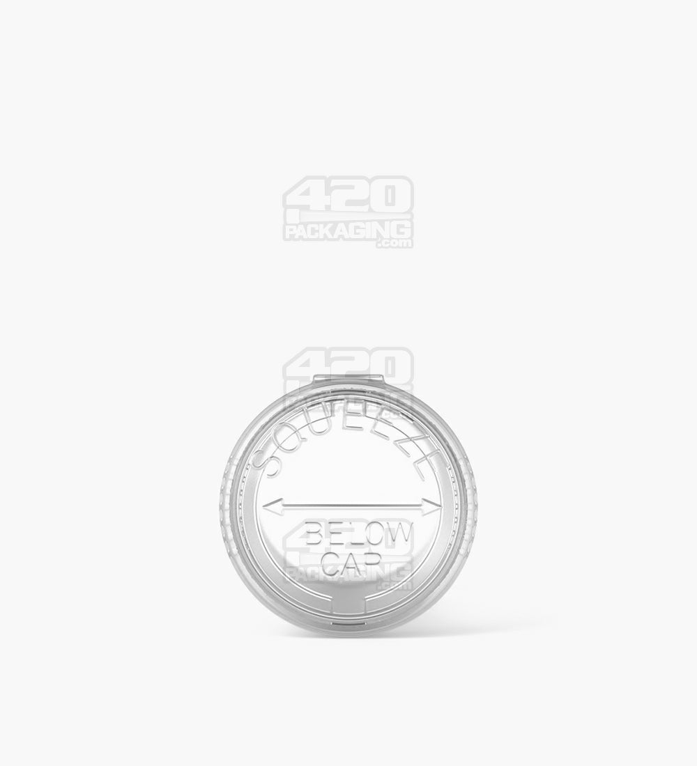 Child Resistant | Clear Pop Top Bottles | 19dr - 3.5g - 225 Count