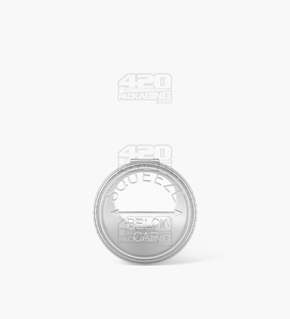 Child Resistant | Clear Pop Top PCR Bottles | 60dr - 14g - 75 Count