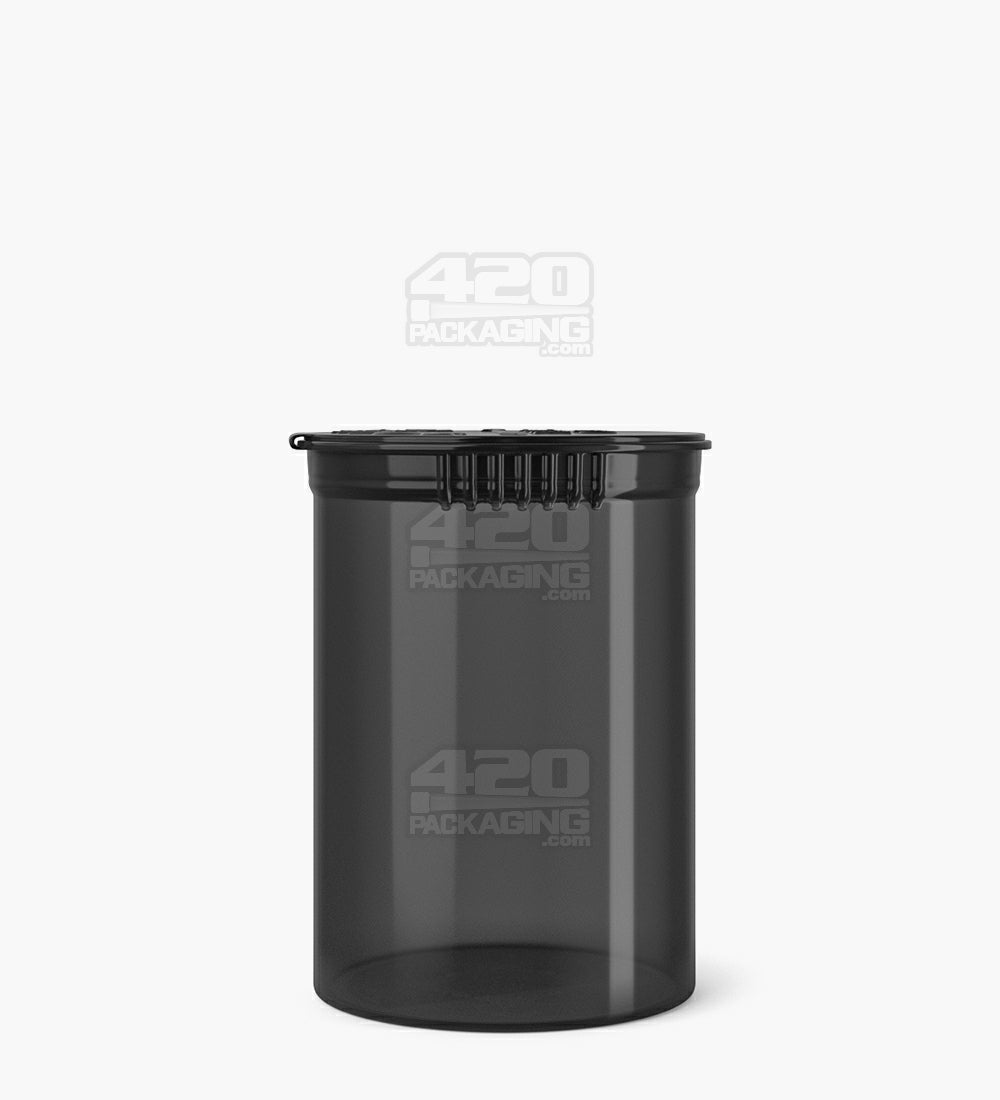 Child Resistant | Transparent Smoke Pop Top Bottles | 30dr - 7g - 150 Count