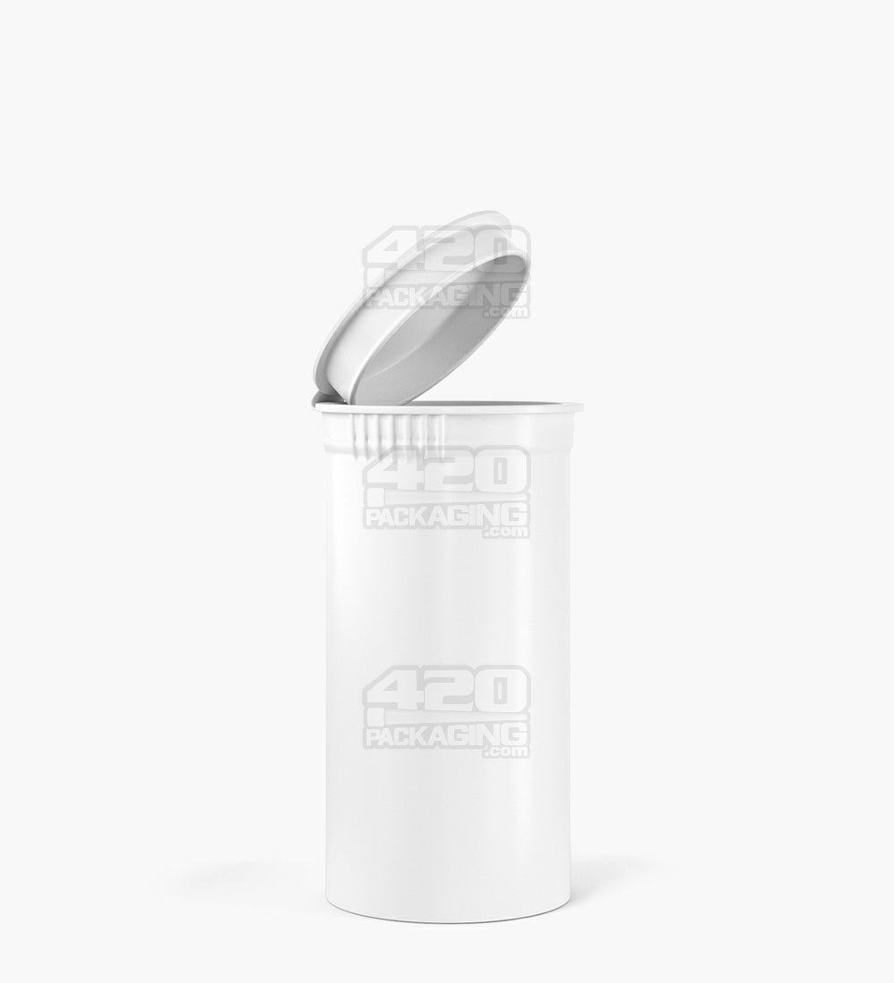 Child Resistant & Sustainable | 100% Biodegradable Opaque White Pop Top Bottles | 13dr - 2g - 315 Count