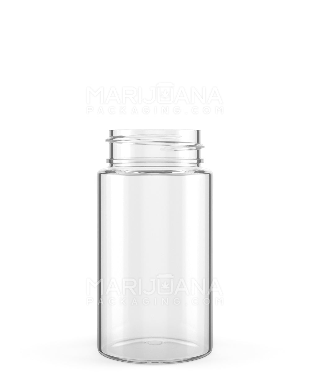 Wide Mouth Straight Sided Clear Plastic Jars for Pre-Rolls | 38mm - 2oz | Sample