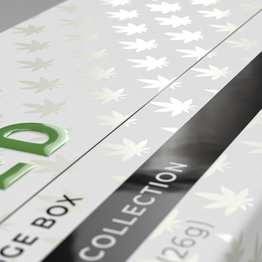 We offer embossing on all of your custom packaging.