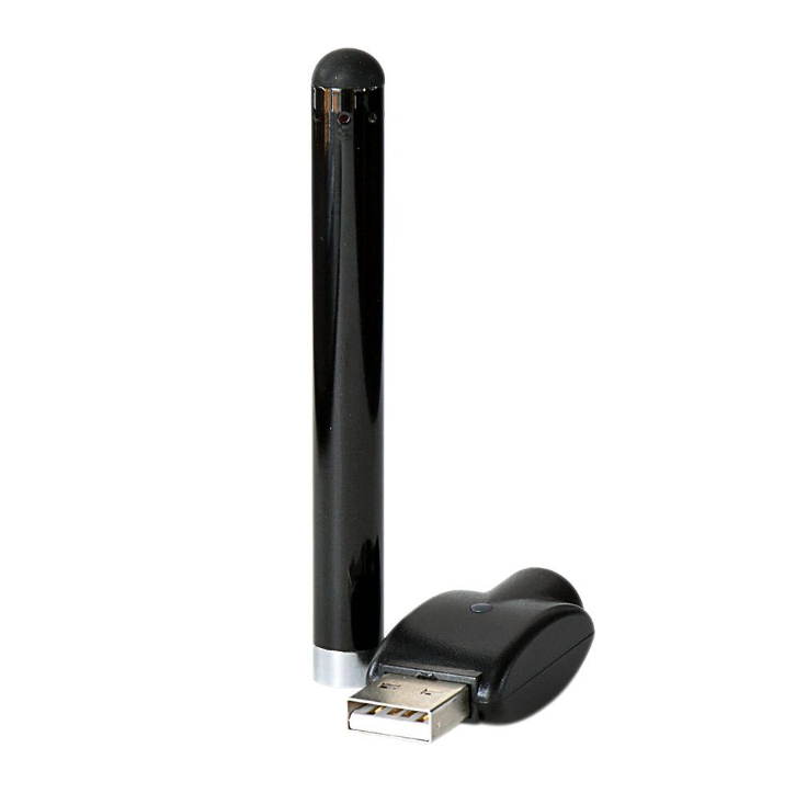 Black 280mAh Buttonless Stylus Vape Battery w/ USB Charger Black 280mAh Buttonless Stylus Vape Battery w/ USB Charger