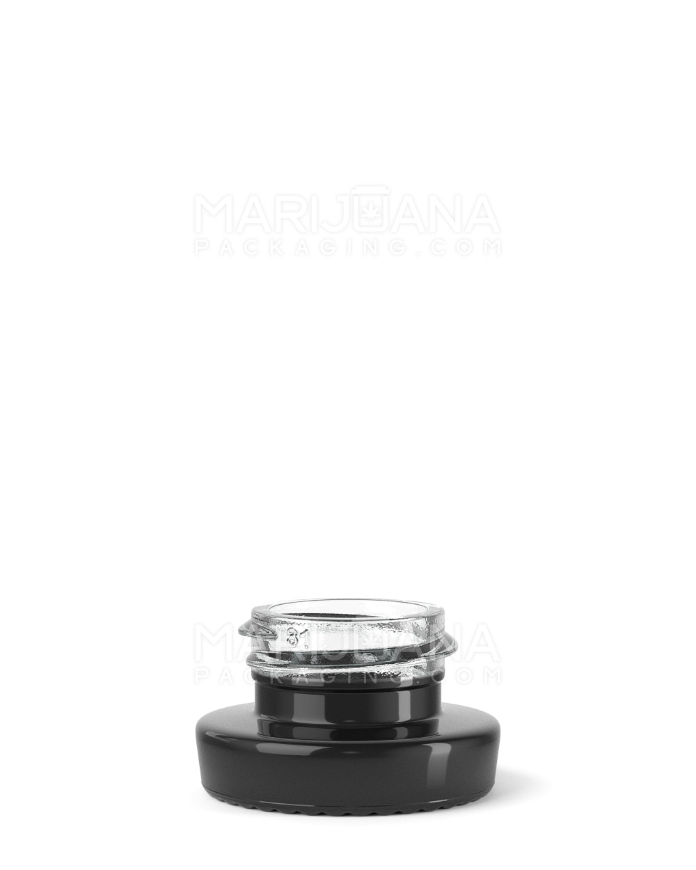 Black Glass Concentrate Containers / Silver Interior 28mm - 5mL - 480 Count | Sample