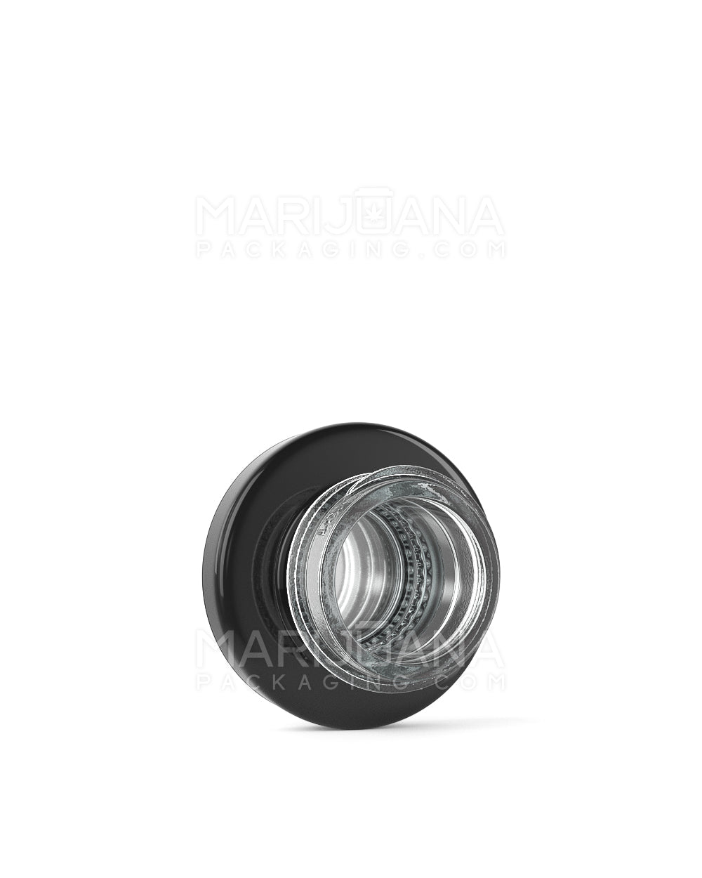 Black Glass Concentrate Containers / Silver Interior | 28mm - 5mL - 480 Count