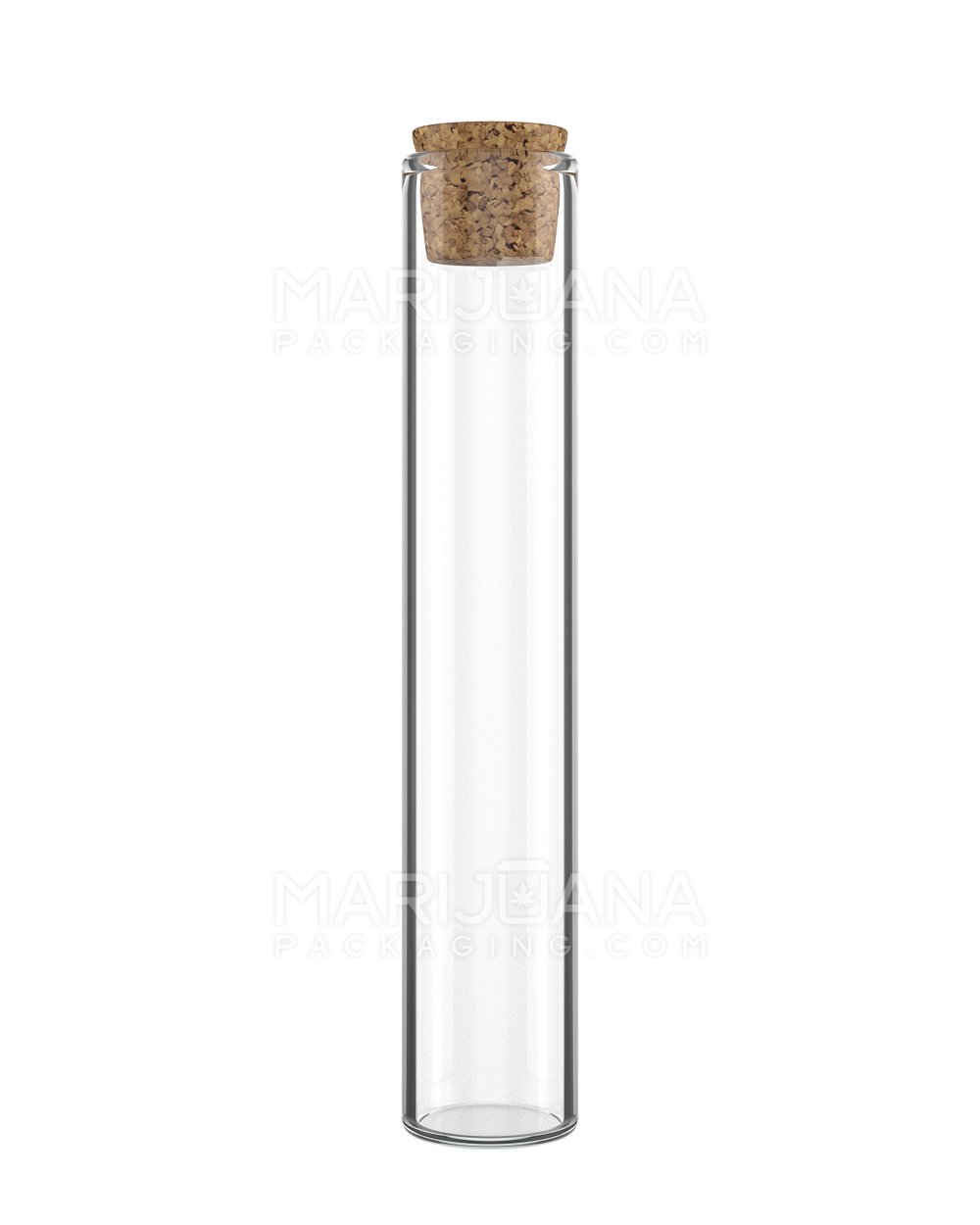Glass Pre-Roll Tube with Cork Top | 120mm - Clear Glass | Sample