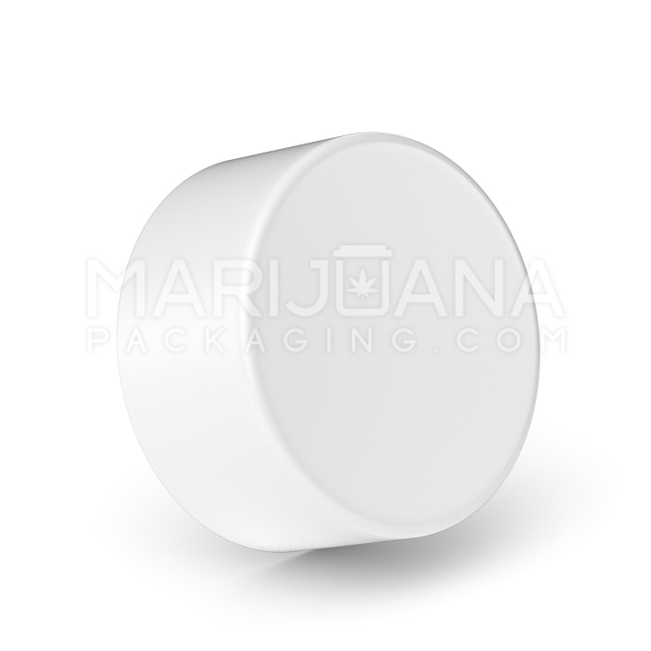 EBCRC528WM Smooth White Foil Lined Cap for Concentrate Jar