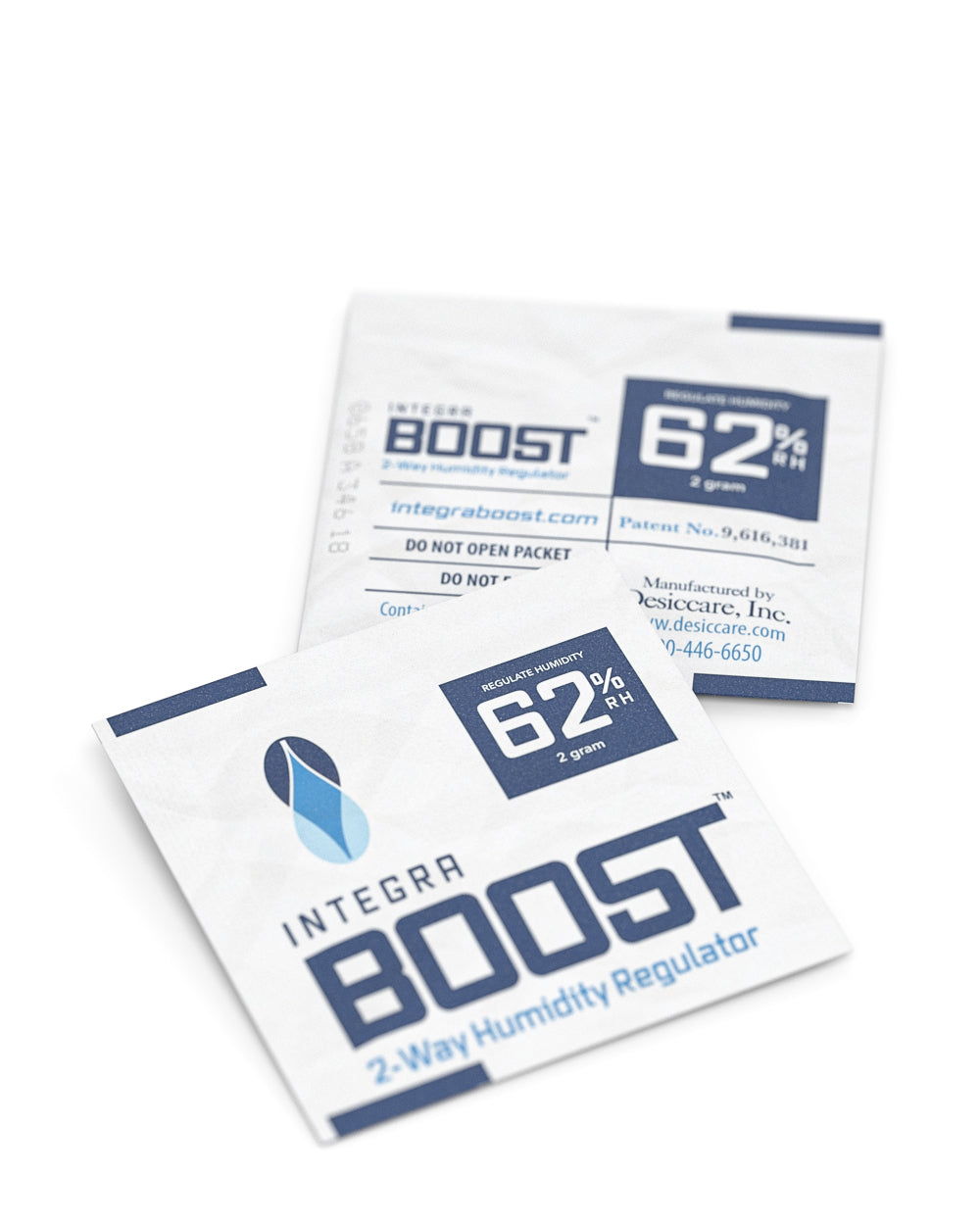 INTEGRA | Boost Humidity Packs | 2 Grams - 62% - 100 Count