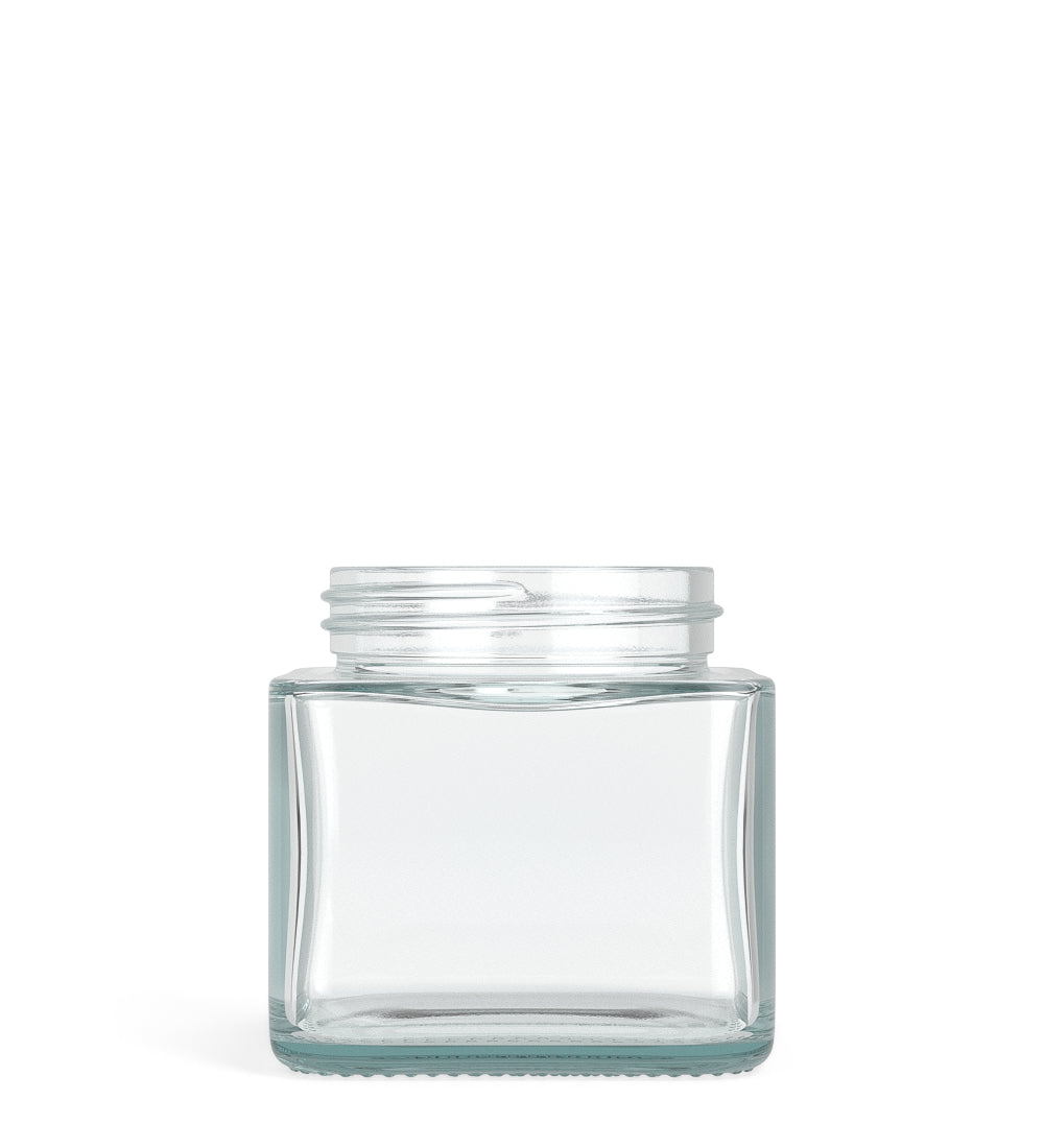 Cube Clear Glass V2 Jars | 50mm - 3oz - 80 Count