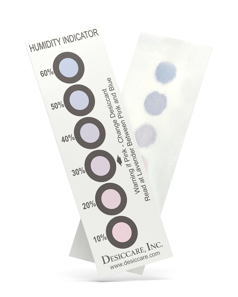 DESICCARE | Six Dot Humidity Indicator Cards | 10% - 60%- 10 Count