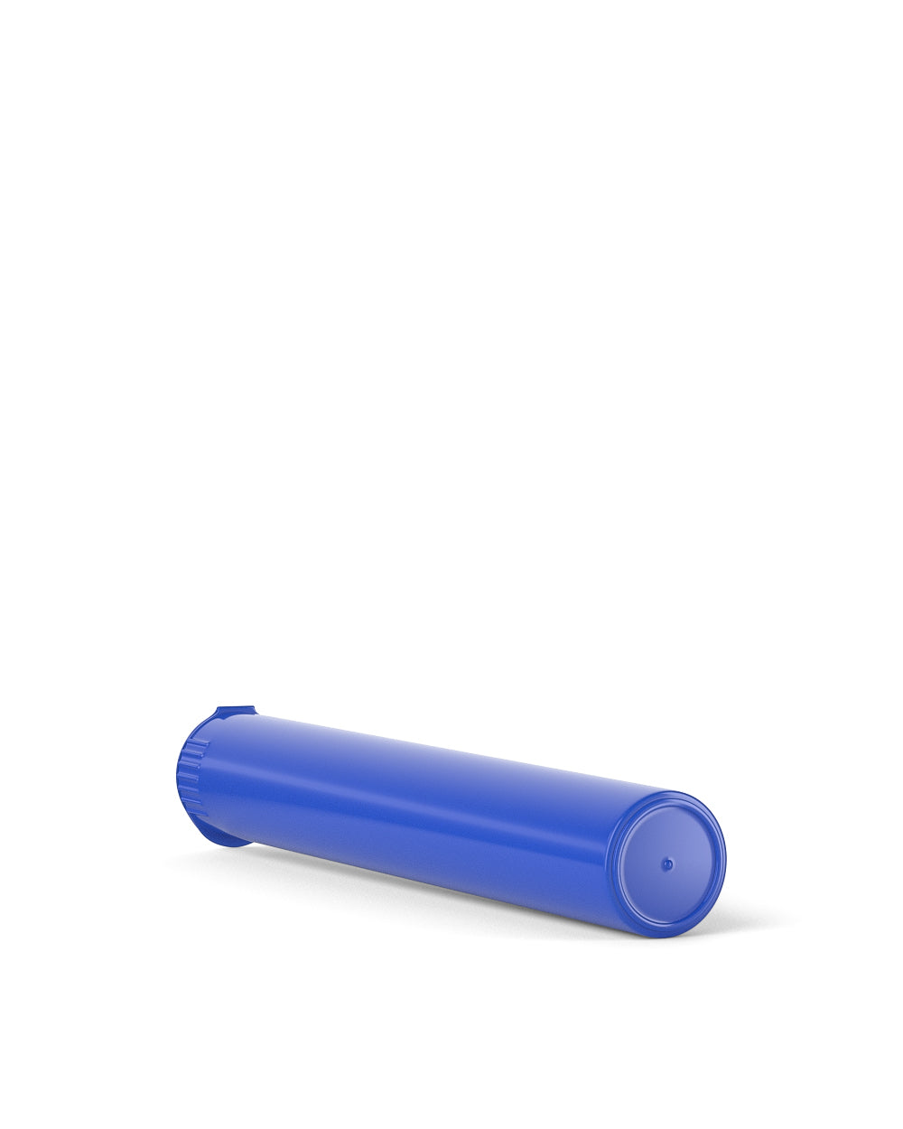 Child Resistant | King Size Pop Top Opaque Plastic Pre-Roll Tubes | 116mm - Blue - 1000 Count