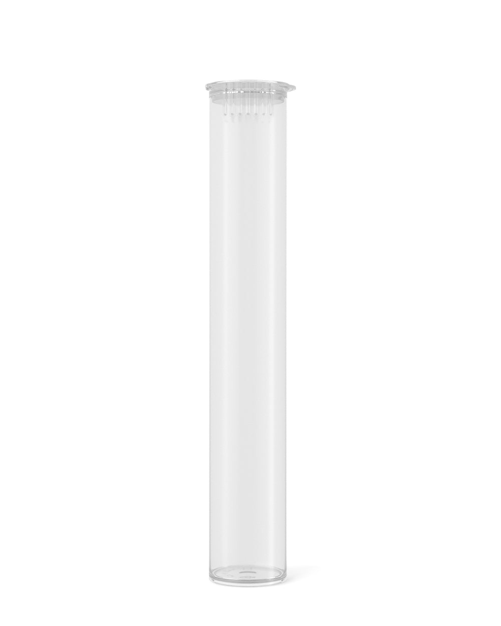 Child Resistant & Sustainable | 100% Biodegradable Pop Top Plastic Pre-Roll Tubes | 116mm - Clear - 1000 Count