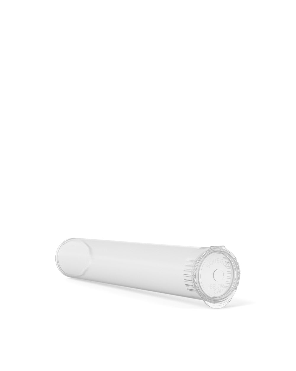 Child Resistant & Sustainable | 100% Biodegradable Pop Top Plastic Pre-Roll Tubes | 116mm - Clear - 1000 Count
