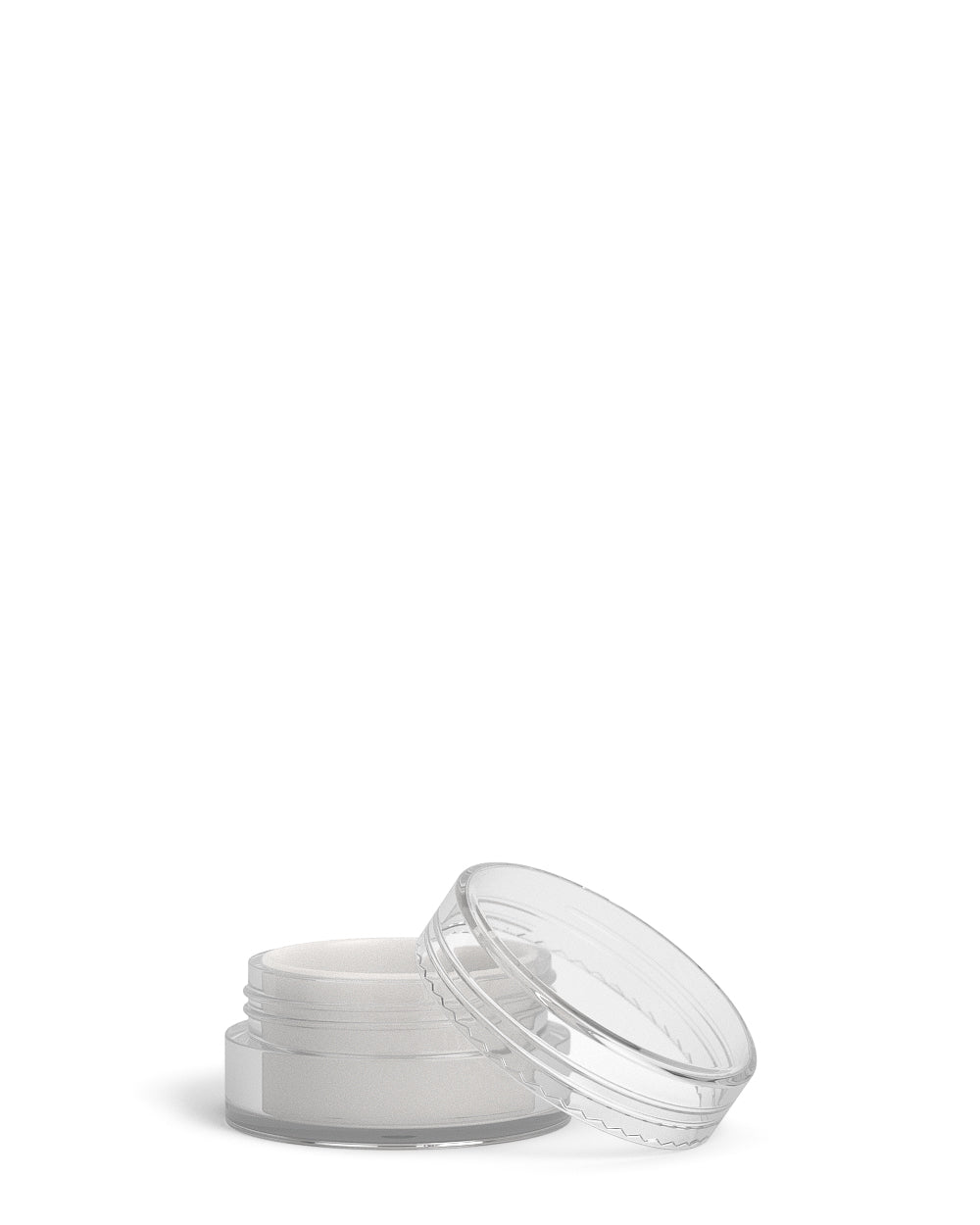 Clear Concentrate Containers w/ Screw Top Cap & White Silicone Insert | 5mL - Plastic - 100 Count