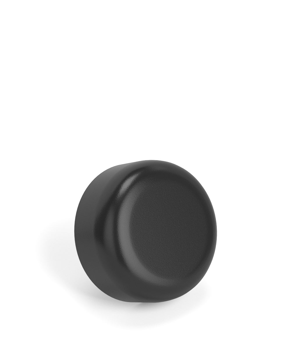 Child Resistant | Smooth Push Down & Turn Plastic Caps w/ Foam Liner | 29mm - Semi Gloss Black - 504 Count