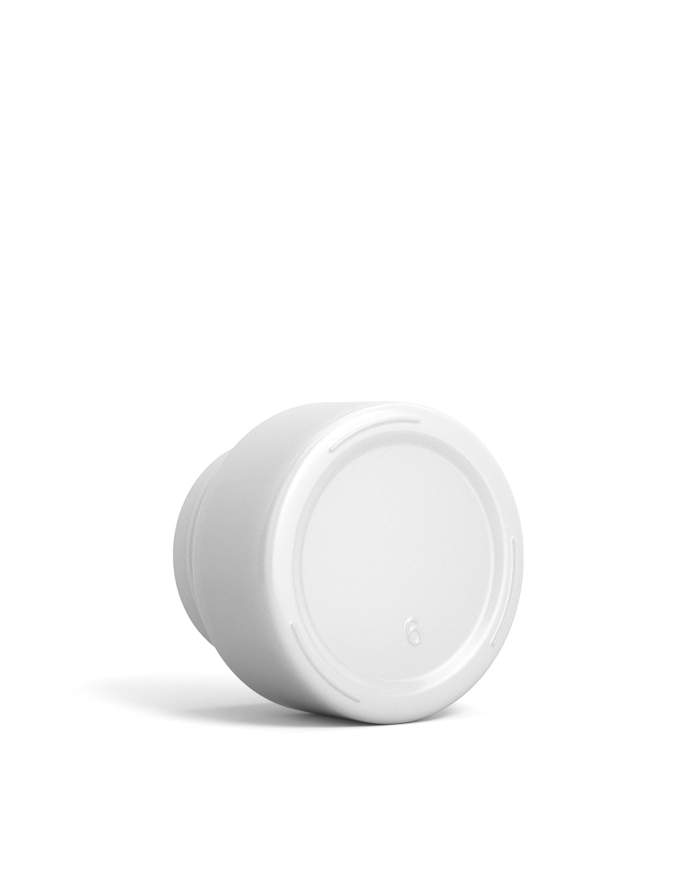Child Resistant | Glossy White Glass Concentrate Containers w/ Cap | 29mm - 5mL - 504 Count
