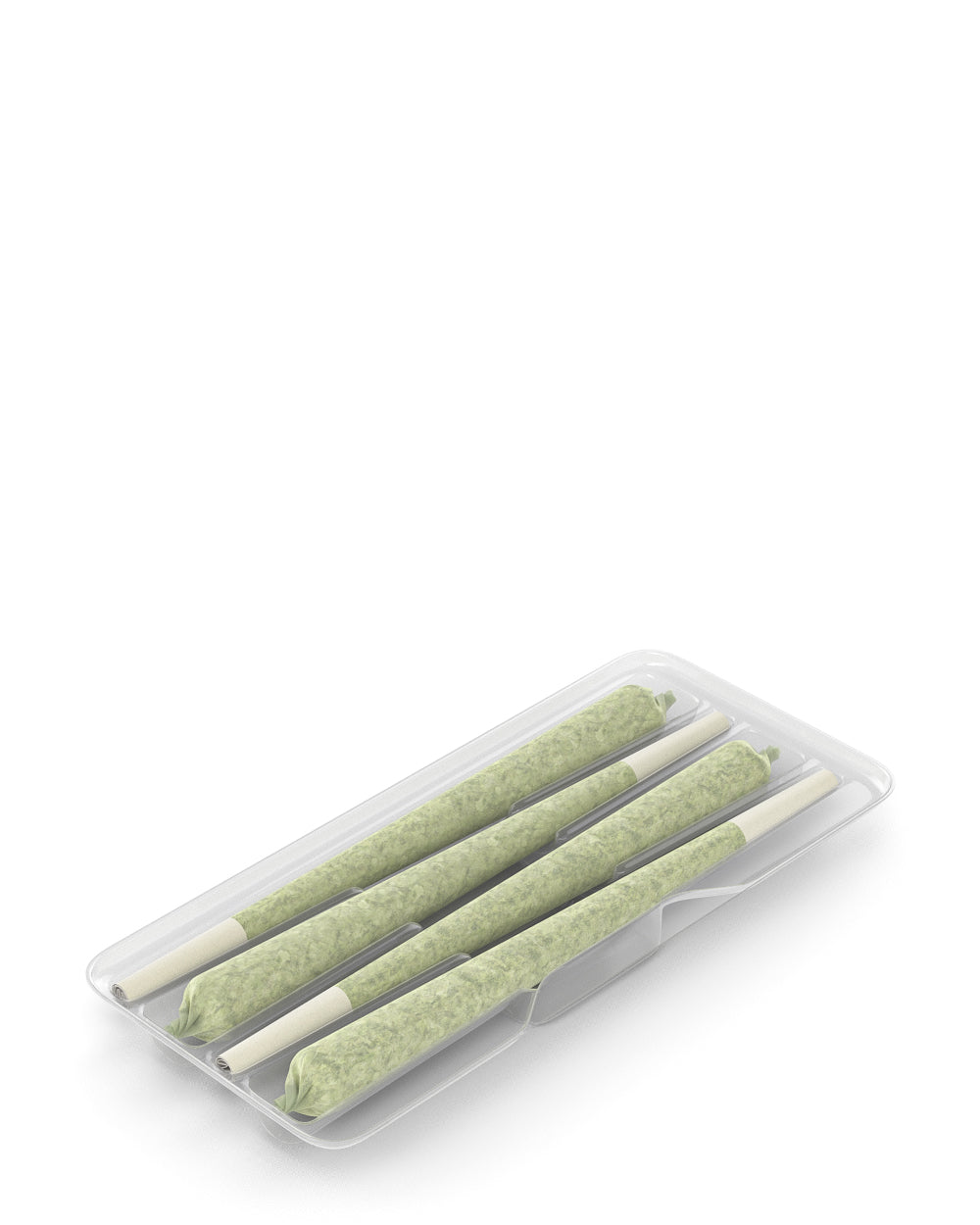 Insert Tray Box for 4 King Size Pre Rolled Cones | 109mm - Clear Plastic - 100 Count