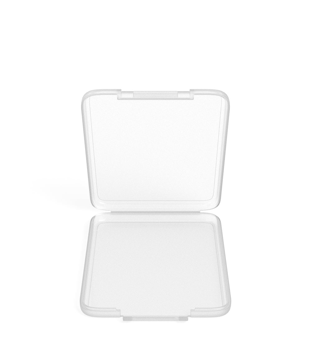 Hinged Lid Slim Shatter Container | 4.5 mm - Clear Plastic - 1000 Count