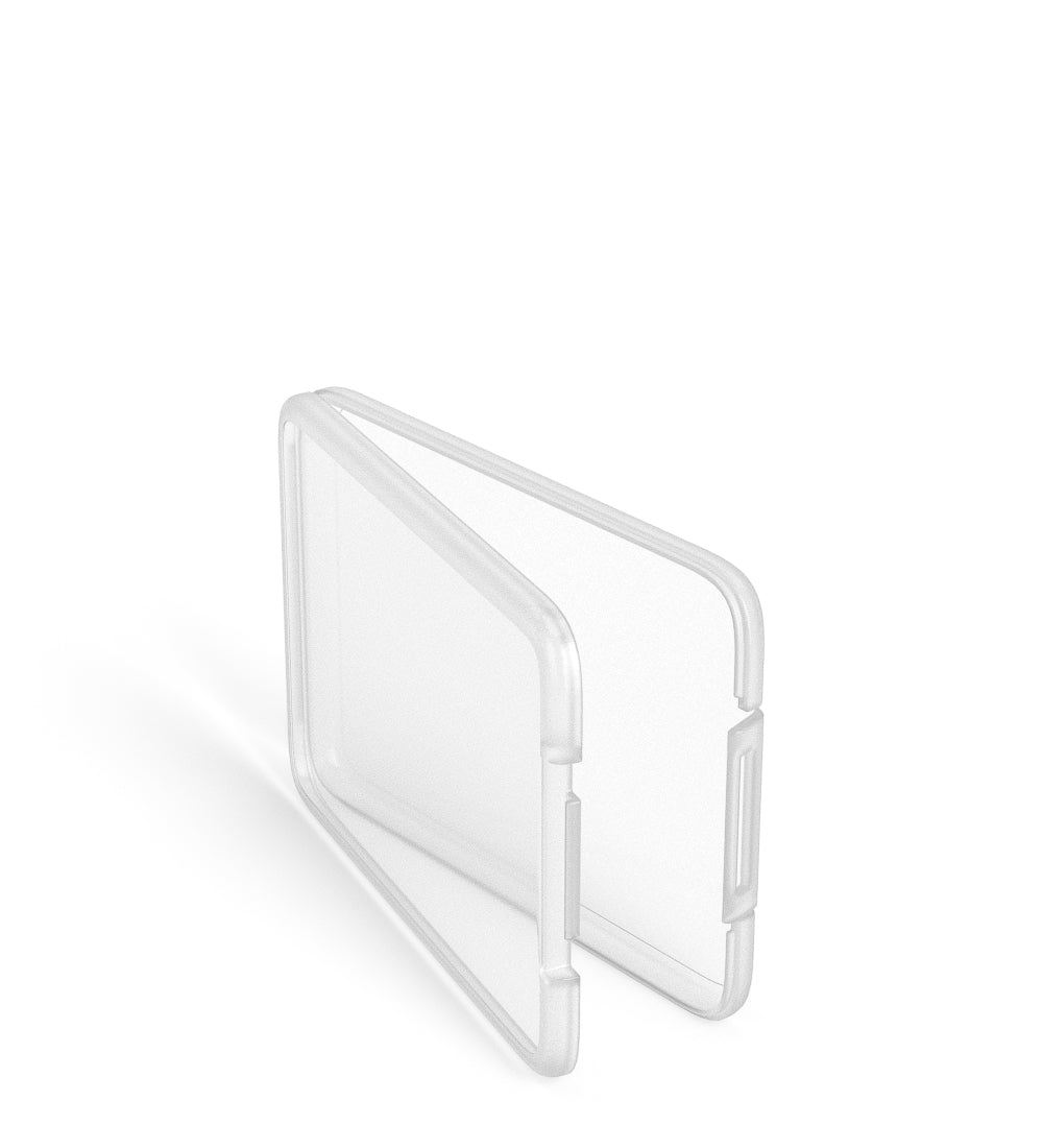 Hinged Lid Slim Shatter Container | 4.5 mm - Clear Plastic - 1000 Count