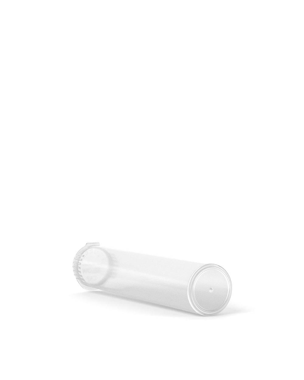Child Resistant | 100% Biodegradable Pop Top Plastic Pre-Roll Tubes | 98mm - Clear - 1000 Count