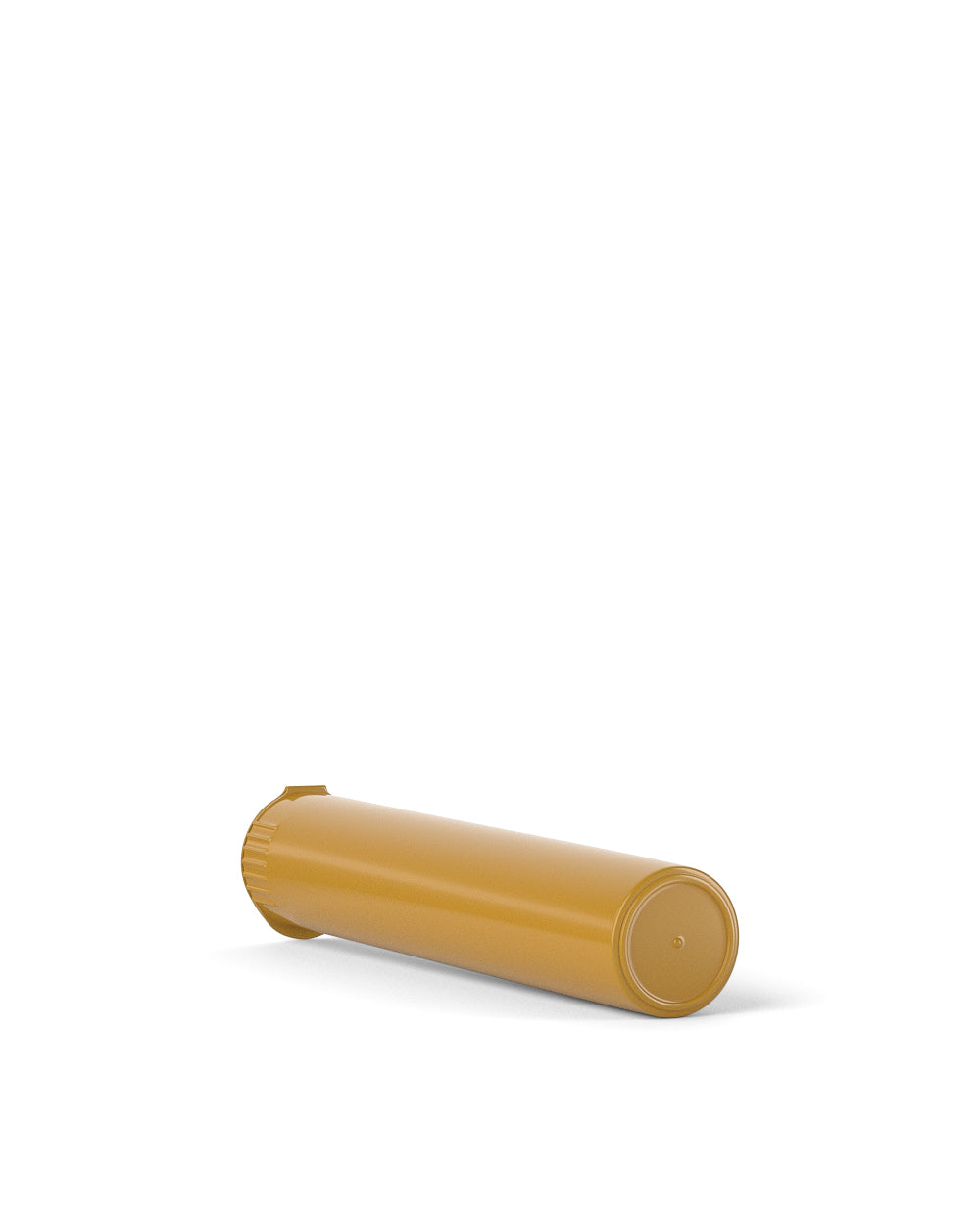 Child Resistant | Pop Top Opaque Plastic Pre-Roll Tubes | 95mm - Gold - 1000 Count