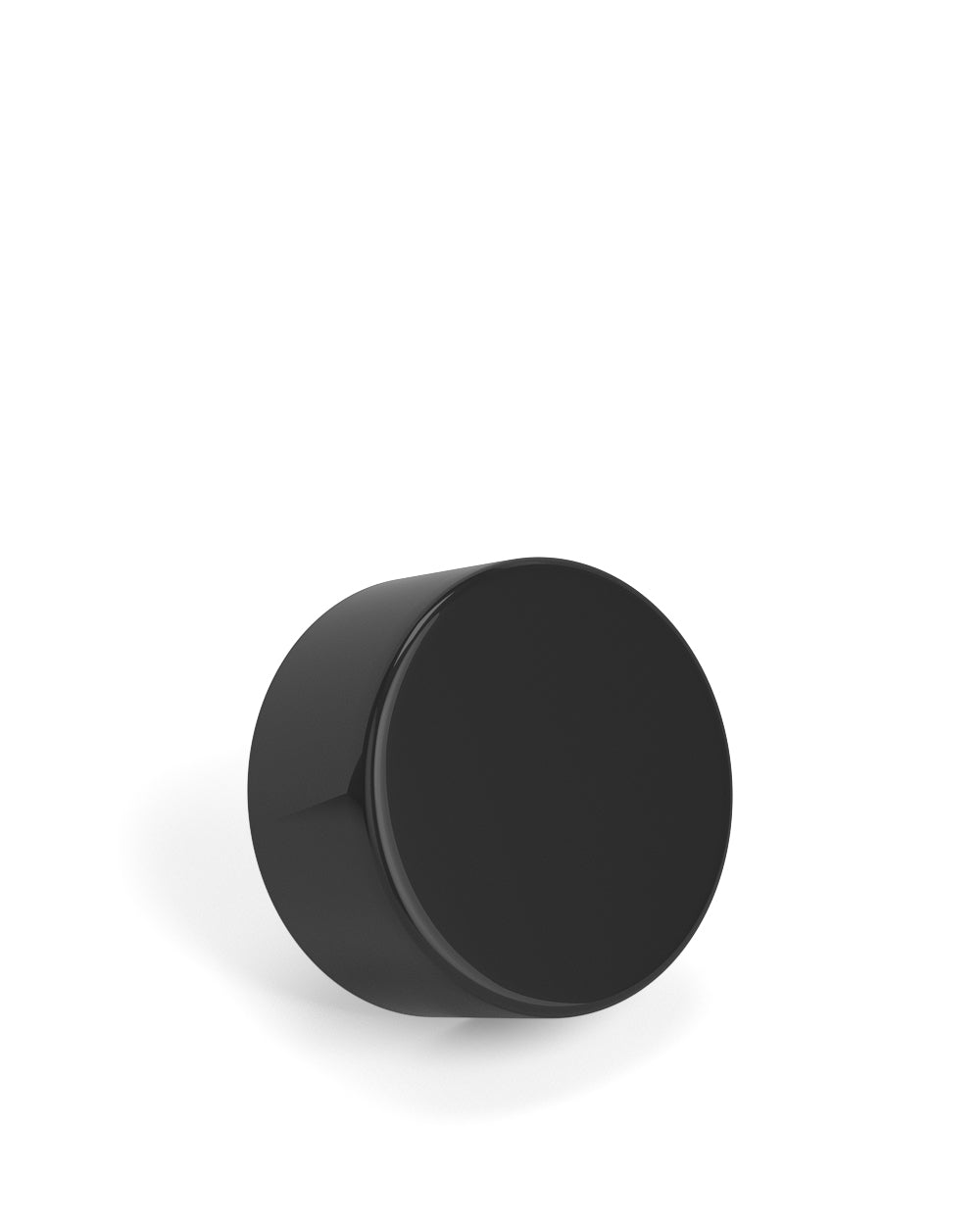 Child Resistant | Smooth Push Down & Turn Plastic Caps w/ Foil Liner | 28mm - Glossy Black - 504 Count