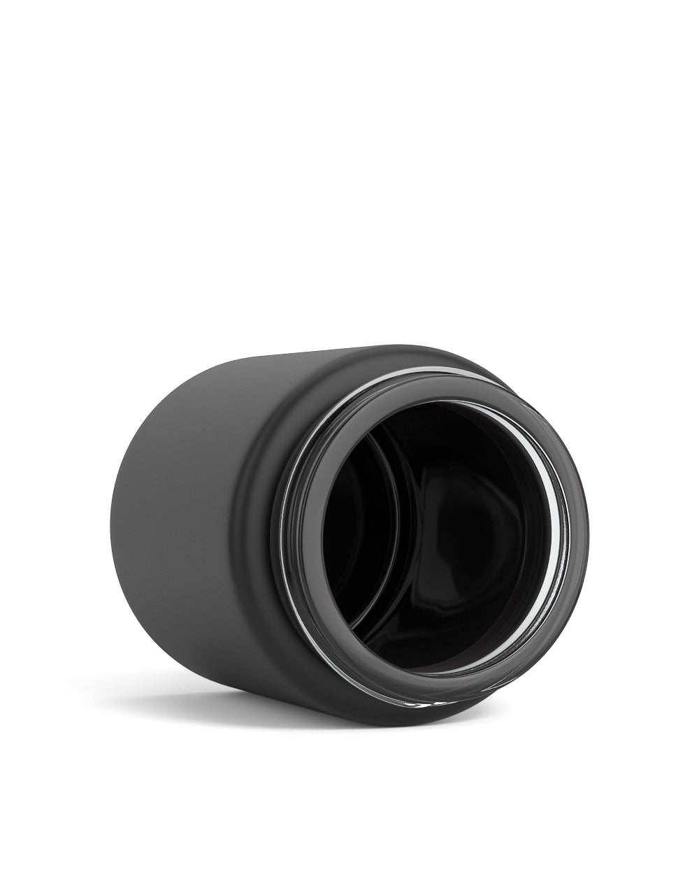 Straight Sided Matte Black Glass Jars | 53mm - 5oz - 32 Count
