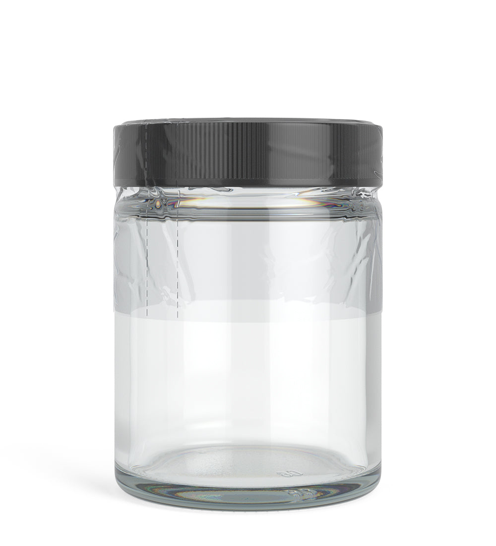 Tamper Evident | Heat Seal PETG Shrink Bands | 90mm x 45mm - Clear Plastic - 1000 Count