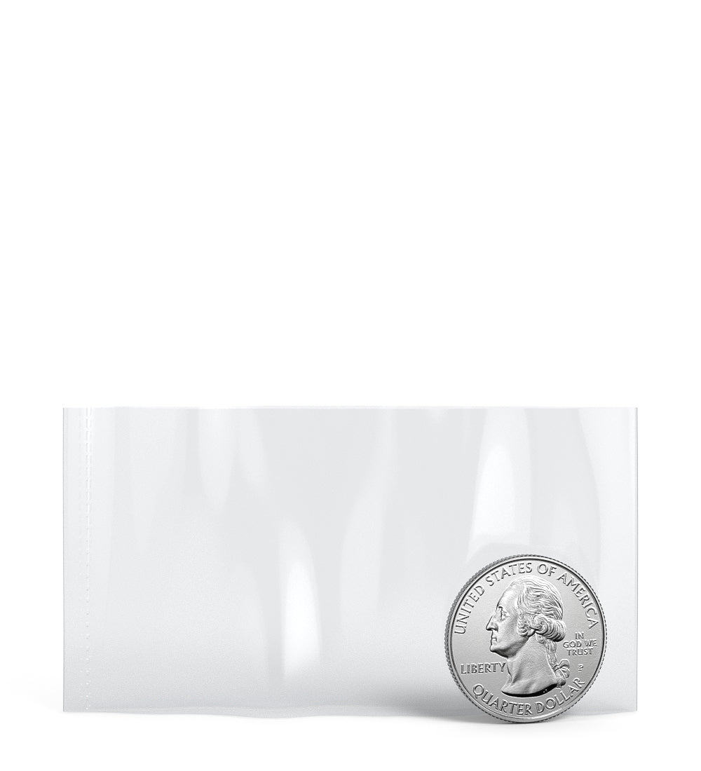 Tamper Evident | Heat Seal PETG Shrink Bands | 90mm x 45mm - Clear Plastic - 1000 Count