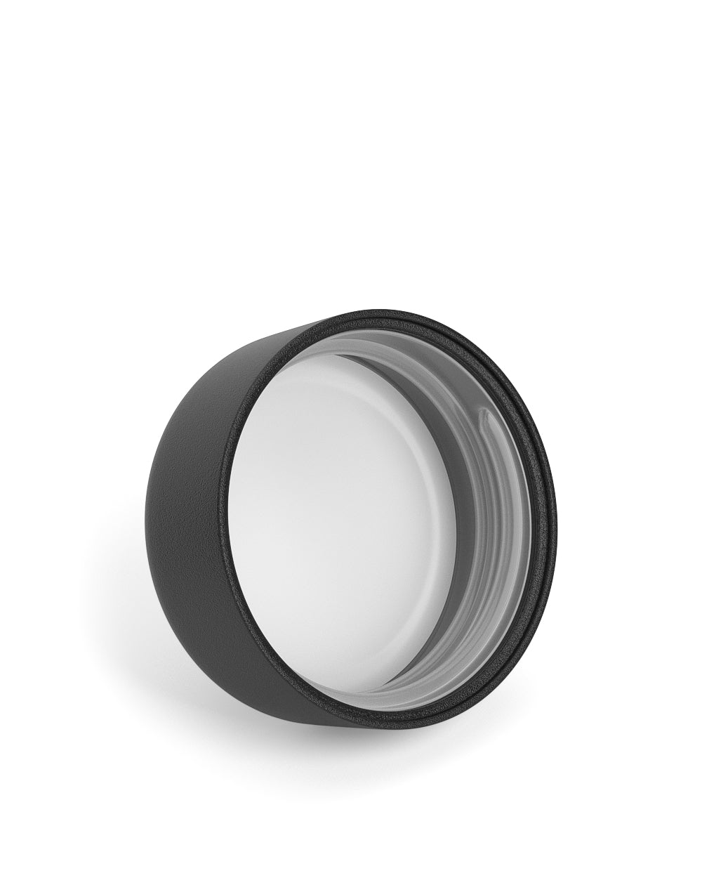 Child Resistant | Smooth Push Down & Turn Plastic Caps w/ Foam Liner | 38mm - Matte Black - 320 Count