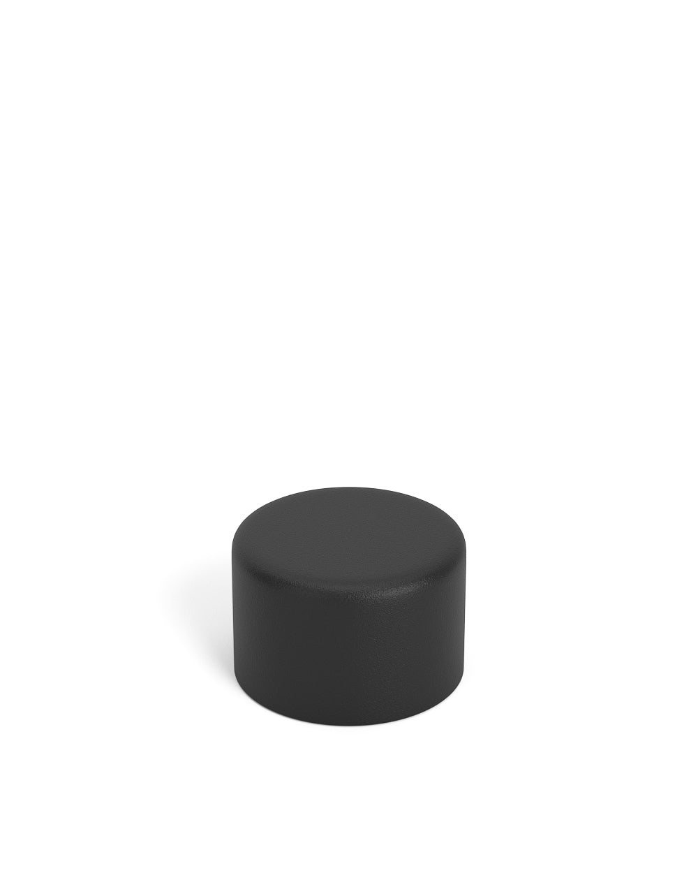 Child Resistant | Smooth Push Down & Turn Plastic PCR Caps for Glass Tube w/ Foam Liner | 20mm - Matte Black - 400 Count