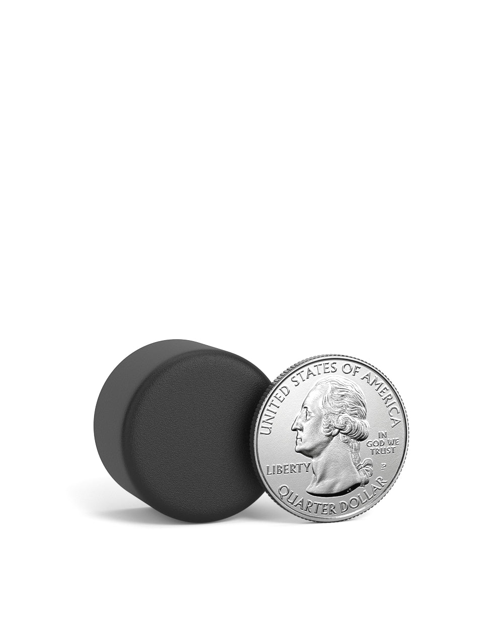 Child Resistant | Smooth Push Down & Turn Plastic Caps for Glass Tube w/ Foam Liner | 20mm - Matte Black - 400 Count
