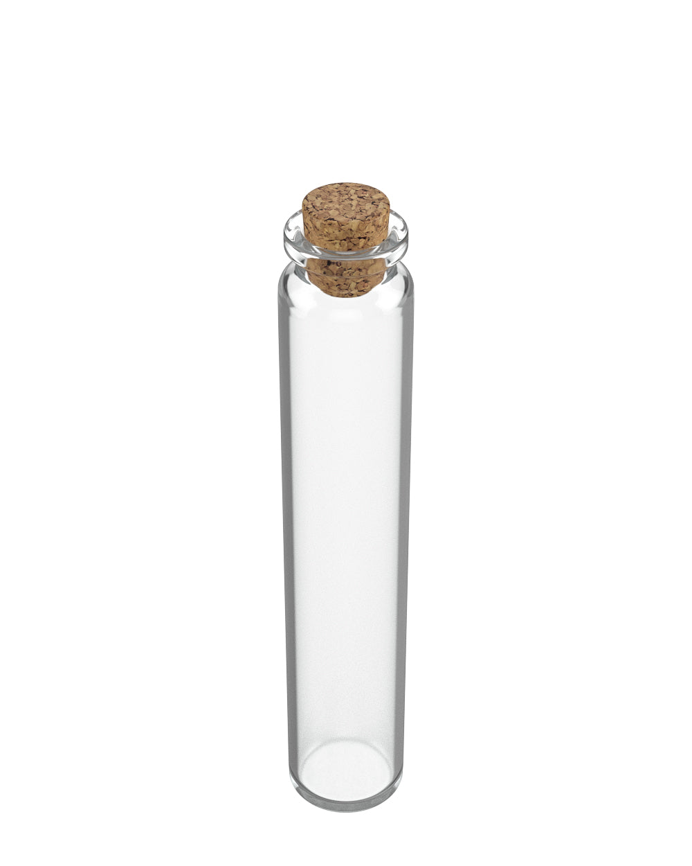 Glass Pre-Roll Tube with Cork Top | 120mm - Clear Glass - 500 Count