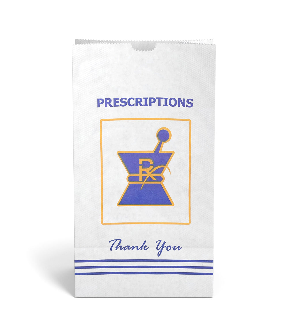 Pharmacy Prescription Bags | X Large - Kraft - 1000 Count