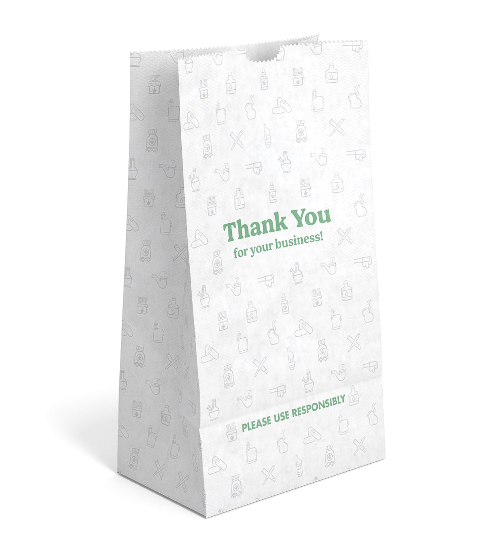 Thank You Bags | X Large - Kraft - 1000 Count