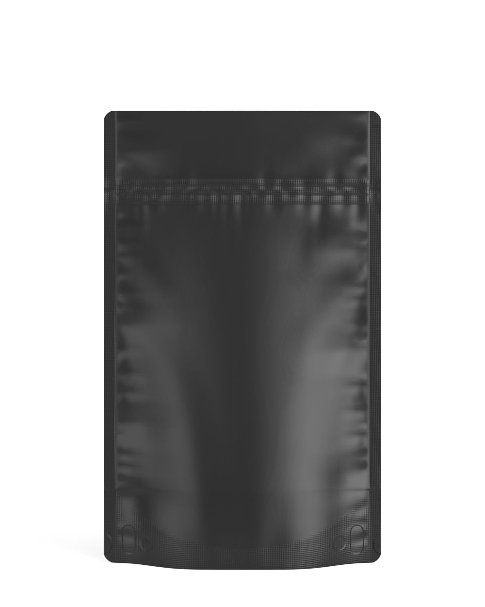 Tamper Evident | Matte Black Mylar Bags (No Tear Notch) | 5in x 8.1in - 14g - 1000 Count