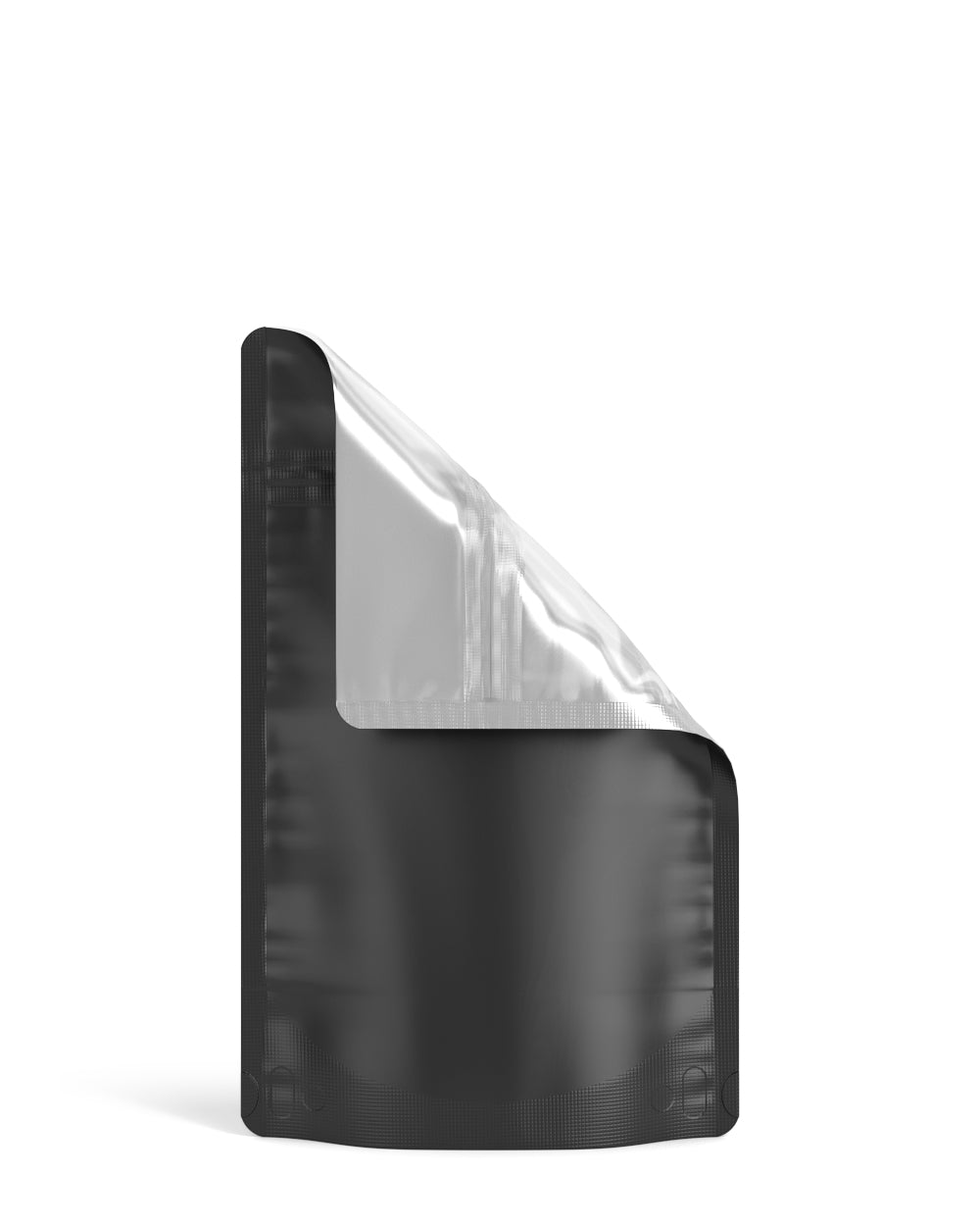 Tamper Evident | Matte Black Vista PCR Mylar Bags (No Tear Notch) | 4in x 6.5in - 7g - 1000 Count