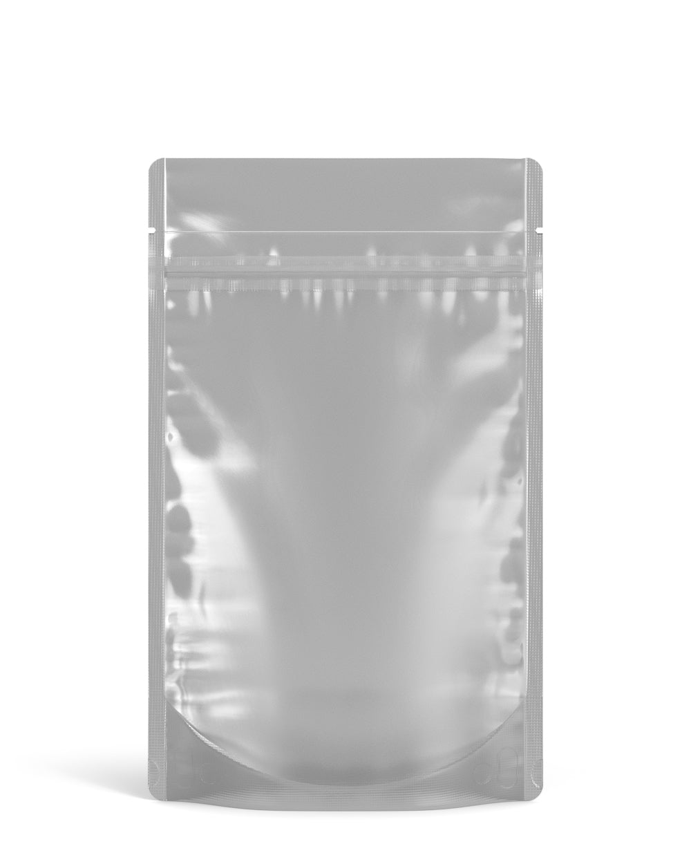 Tamper Evident | Glossy Gold Vista PCR Mylar Bag (Tear Notch) | 5in x 8.1in - 14g - 1000 Count