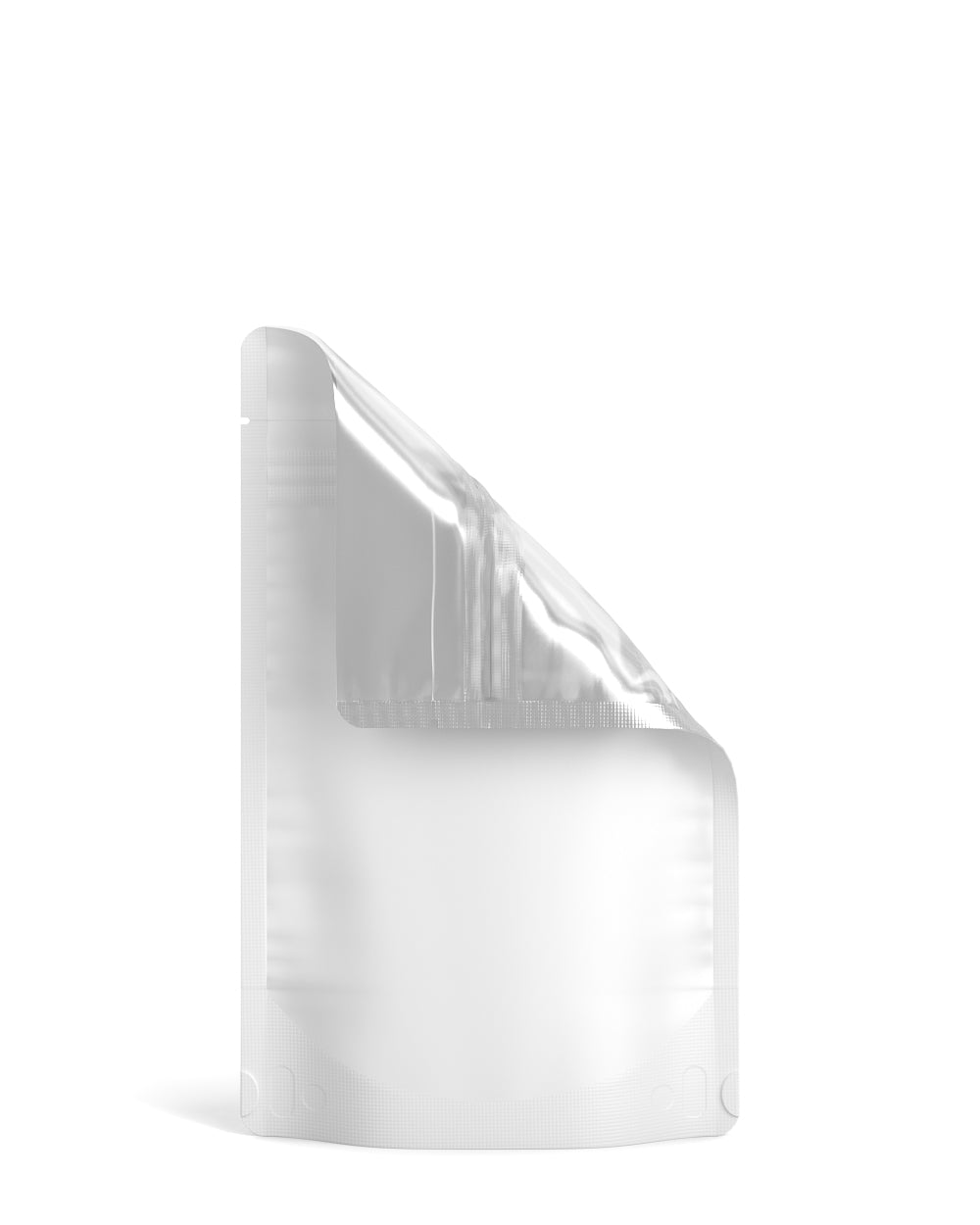 Tamper Evident | Matte White Vista PCR Mylar Bags (Tear Notch) | 4in x 6.5in - 7g - 1000 Count